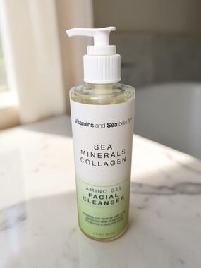 Vitamins and Sea Beauty Sea Minerals & Collagen Amino Gel Facial Cleanser 8oz